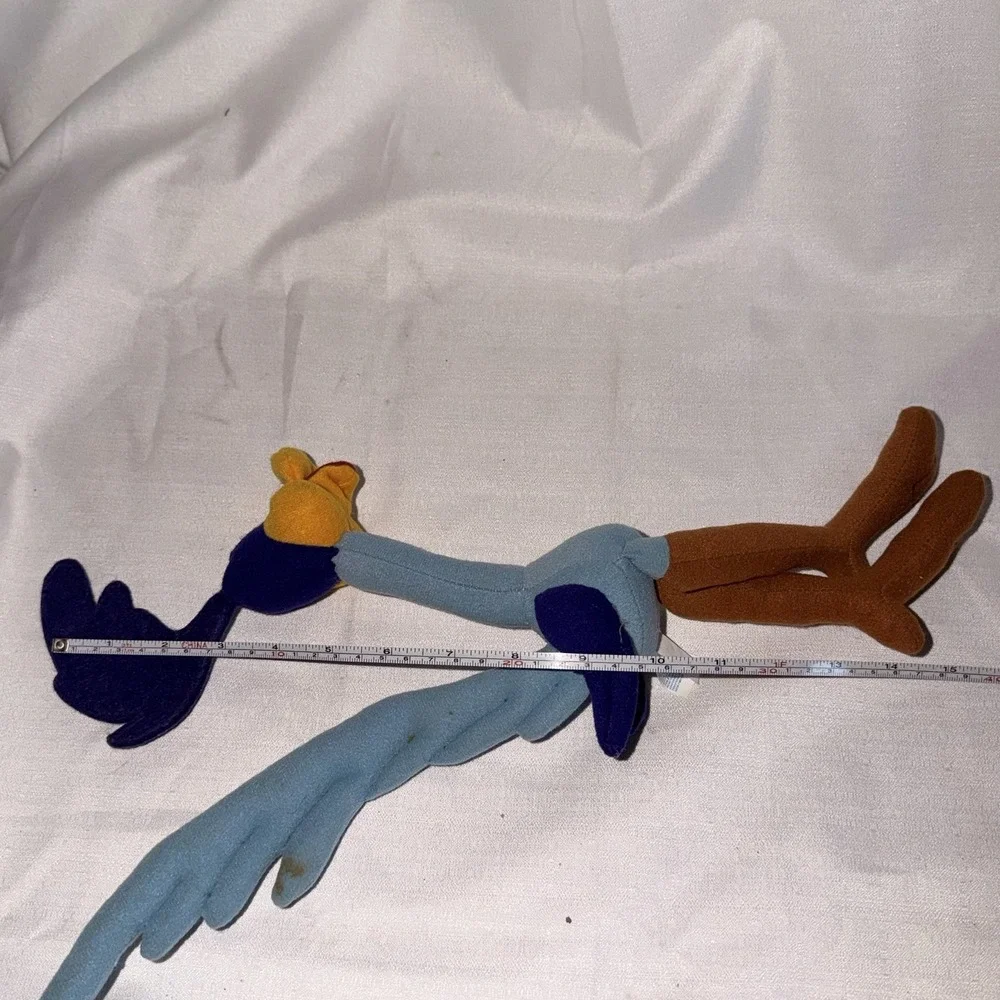 1994 Road Runner Plush Stuffed Toy Vintage Applause Looney Tunes Coyote